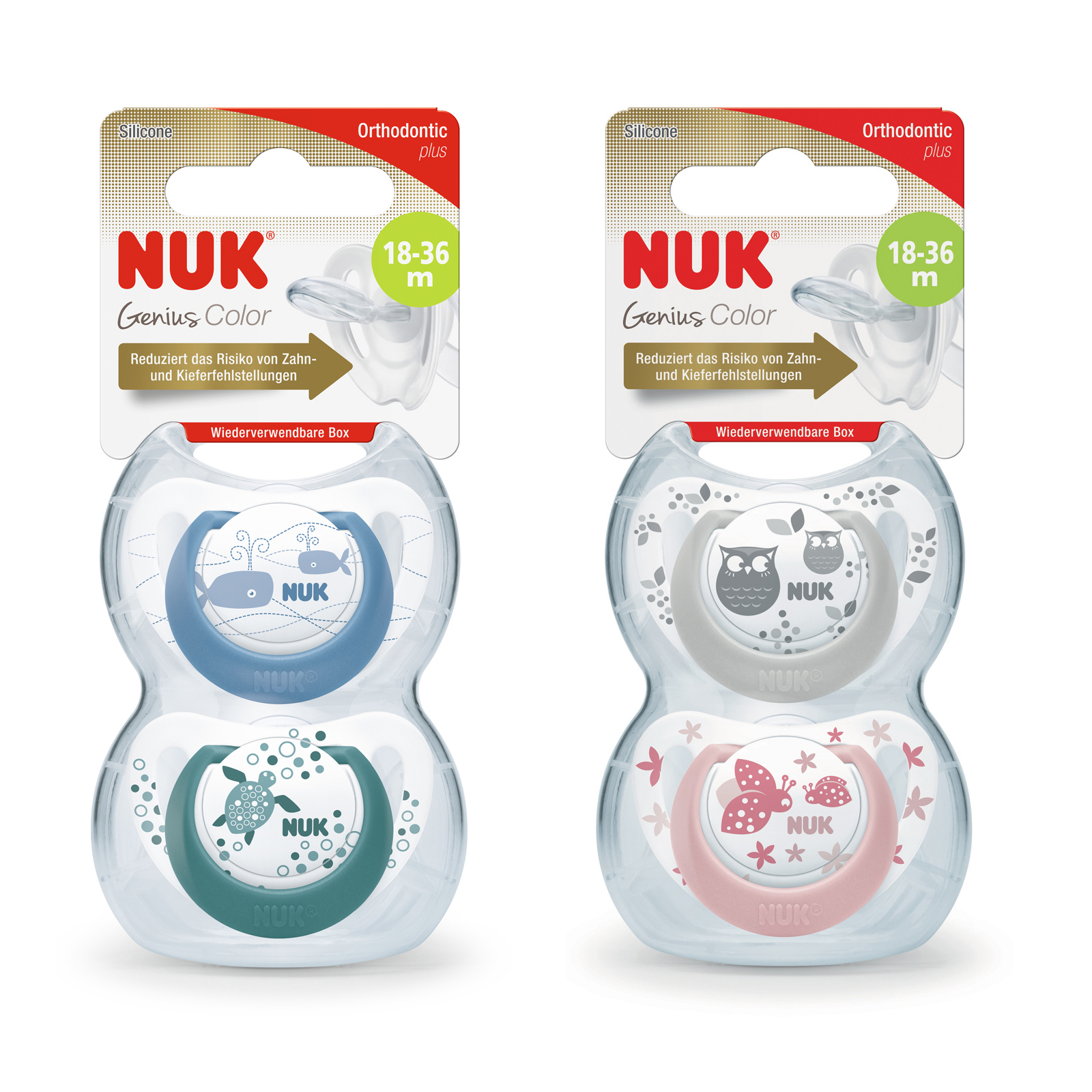 NUK SUCCH GENIUS COL SIL18-36M