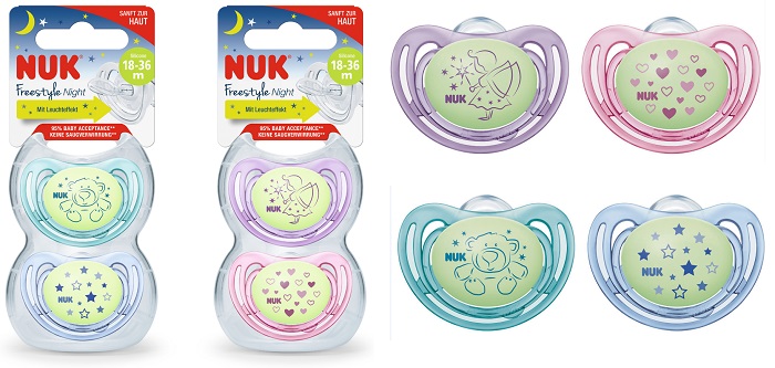 NUK SUCCH FREE NIGHT SIL18-36M