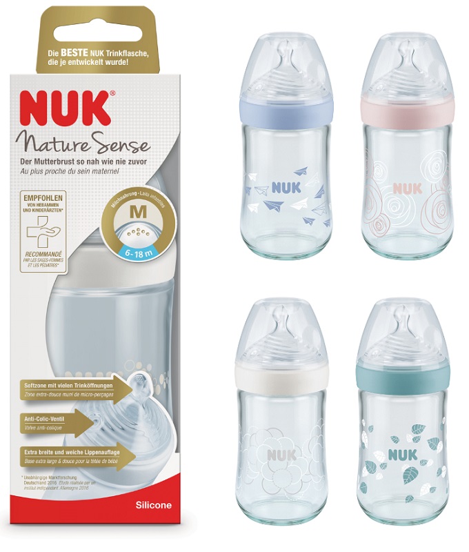 NUK BIBERON NAT SENSE SI 260ML