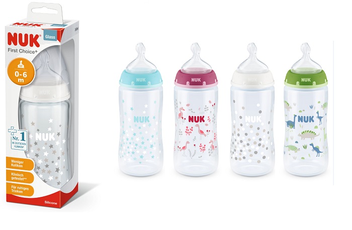 NUK BIB FC+PP300ML SI0-6M