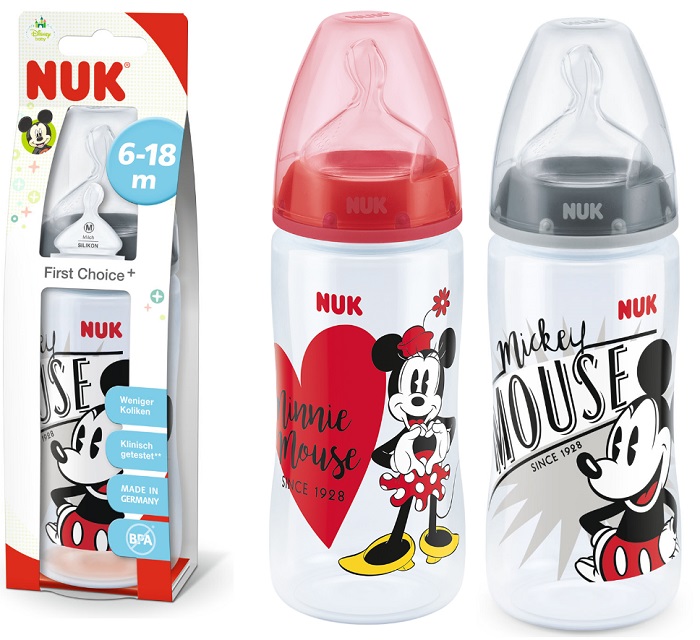 NUK BIBERON MICKEY FC+ SIL0-6M