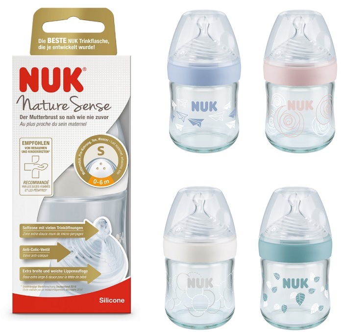 NUK BIBERON NAT SENSE SI 150ML