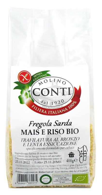 FREGOLA SARDA MAIS RI BIOL400G