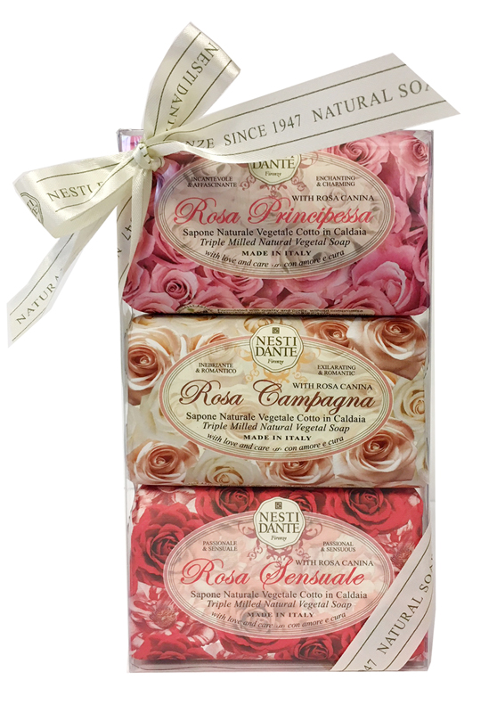 LE ROSE CONFEZIONE REGALO 3PZ