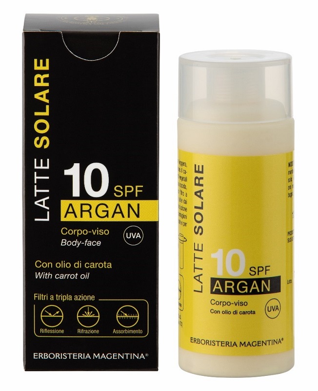 SOLARE ARGAN 10SPF 125ML LATTE