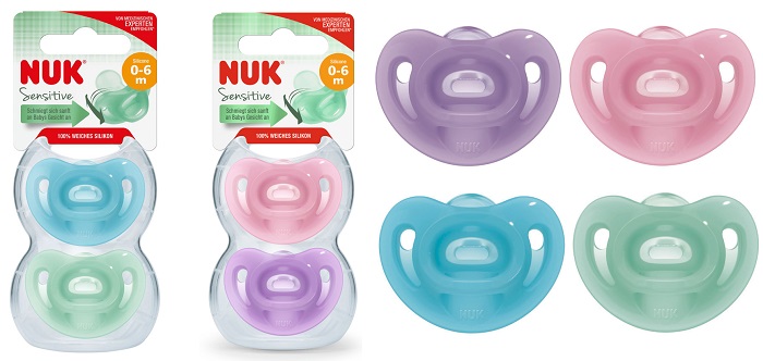 NUK SUCCH SENSIT SIL 0-6M 2PZ