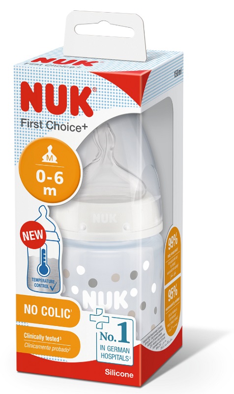 NUK BIBERON TC 150ML SIL 0-6M