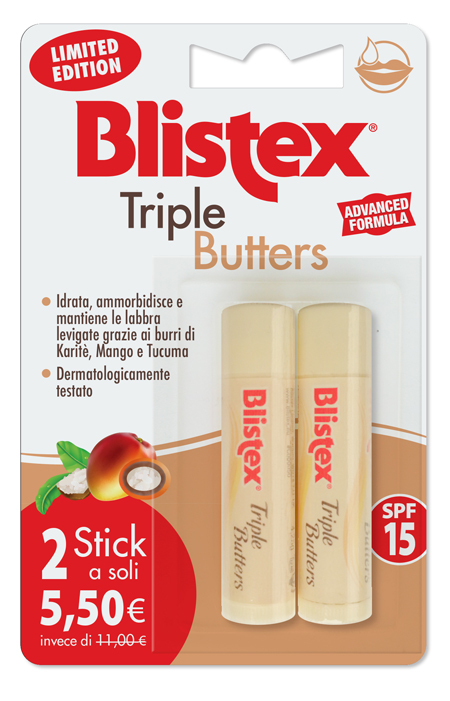 BLISTEX TRIPLE BUTTERS DUO BLISTEX TRIPLE BUTTERS DUO