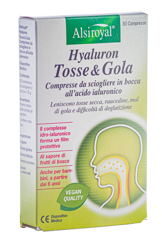 HYALURON TOSSE&GOLA 30CPR
