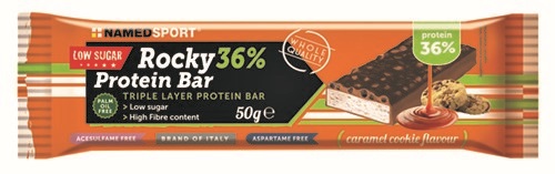 ROCKY 36% PROT BAR CARAMEL BOX