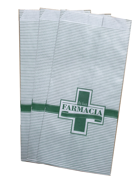 SACCHETTO CARTA FARMACIA 12X24