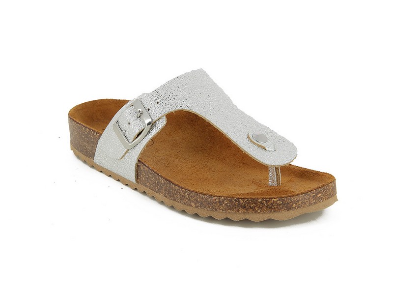 PAN10089 PANTOFOLA ARGENTO 35