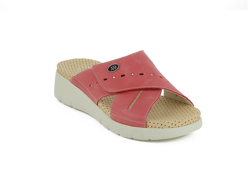 PAN10093 PANTOFOLA ROSSO 35