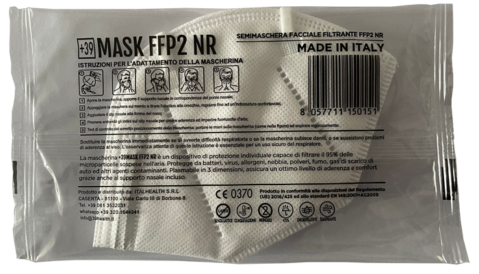 MASCHERINA +39MASK FFP2 BI15PZ