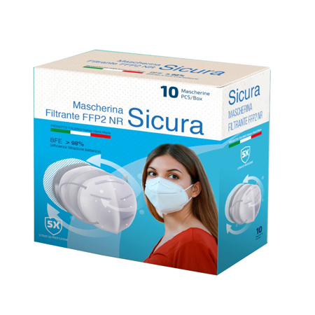 SICURA MAS FILT FFP2 NR 10PZ