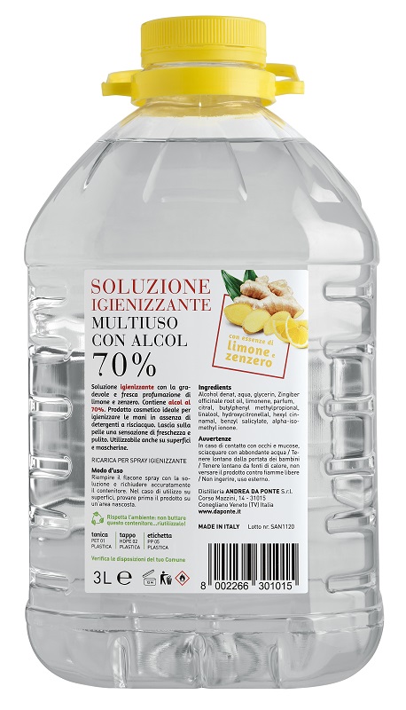 SOLUZIONE IGIENIZZANTE M/USO