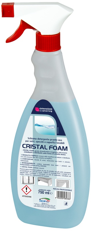 CRISTAL FOAM DET 750ML UP