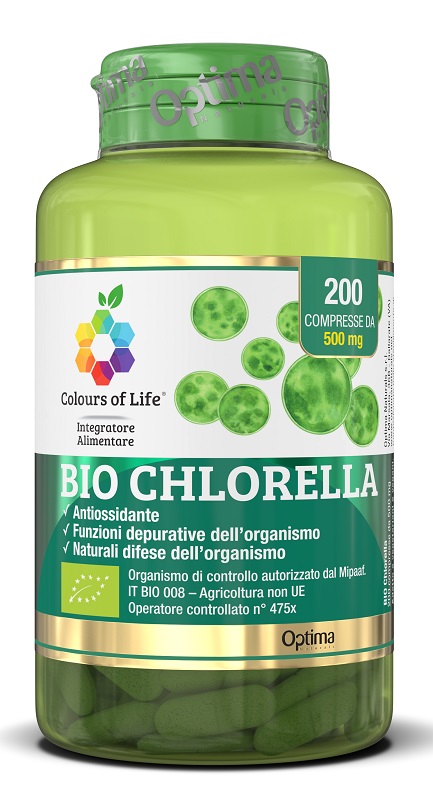 BIO CHLORELLA 200CPR COLOURS