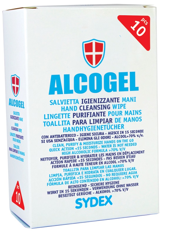 ALCOGEL SALVIETTA IGIEN 10PZ