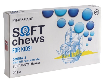 OMEGA 3 SOFT CHEWS KIDS 30PZ