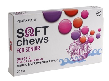 OMEGA 3 SOFT CHEWS SENIOR 30PZ