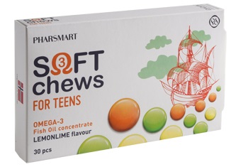 OMEGA 3 SOFT CHEWS TEENS 30PZ