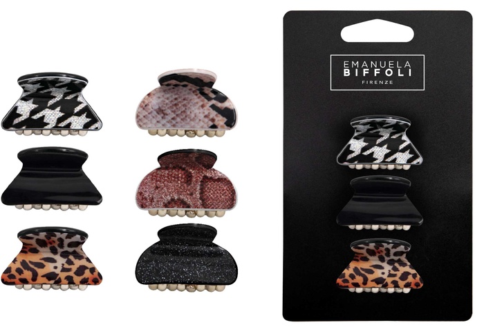 SET 3 PINZE CAPELLI PICCOLE