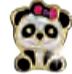 BJT712 ORECCHINI BABY PANDA GP