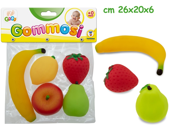 GOMMOSI FRUTTA 5PZ