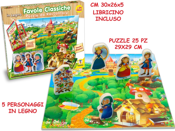 FAVOLE CLASSICHE PUZZLE 25PZ