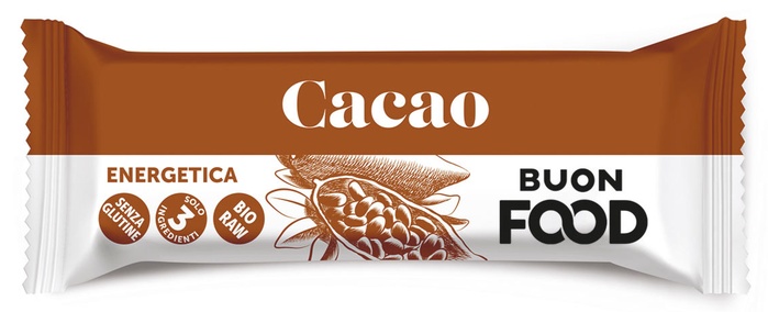 BUON FOOD BARR BIO ENERG CACAO