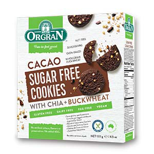 ORGRAN COOKIES CACAO/SEMI CHIA