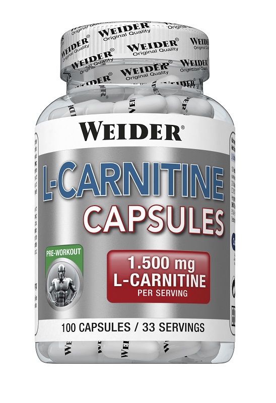 WEIDER L CARNITINE 100CPS