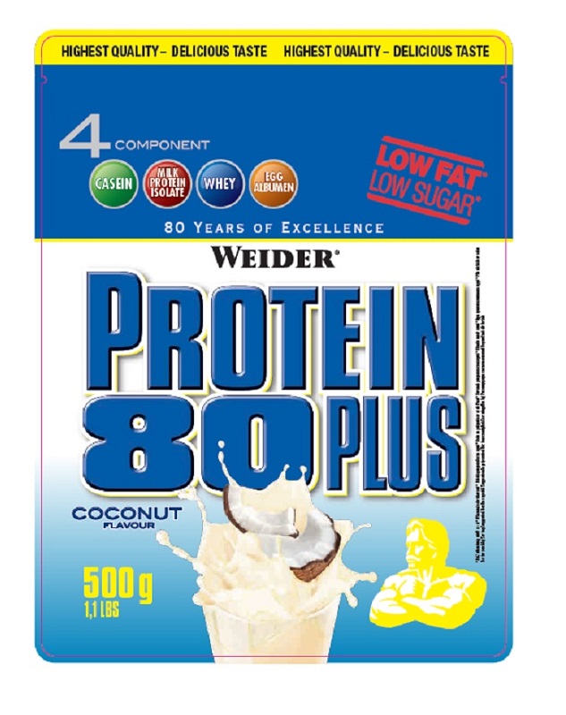 WEIDER PROTEINE 80P COCCO 500G