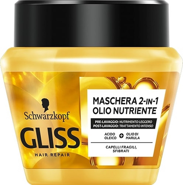 SCHWARZKOPF GLISS MASCHERA NUT