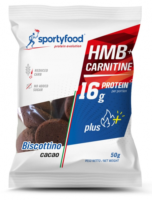 SPORTYFOOD BISCOTTINI CACAO PL