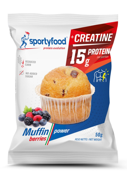 SPORTYFOOD MUFFIN FRUT BOS POW