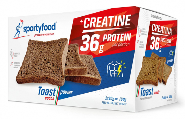 SPORTYFOOD TOAST COCOA POWER