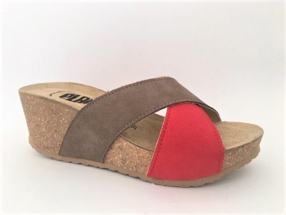 PALLADIO TAUPE ROSSO DONNA 35 PALLADIO TAUPE ROSSO DONNA 35