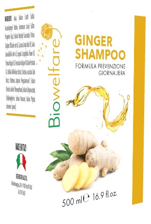 BIOWELFARE SHAMPOO GINGER500ML