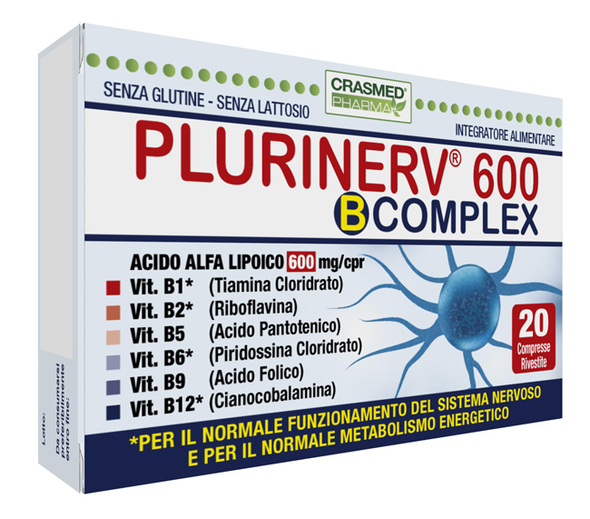 PLURINERV 600 B COMPLEX 20CPR