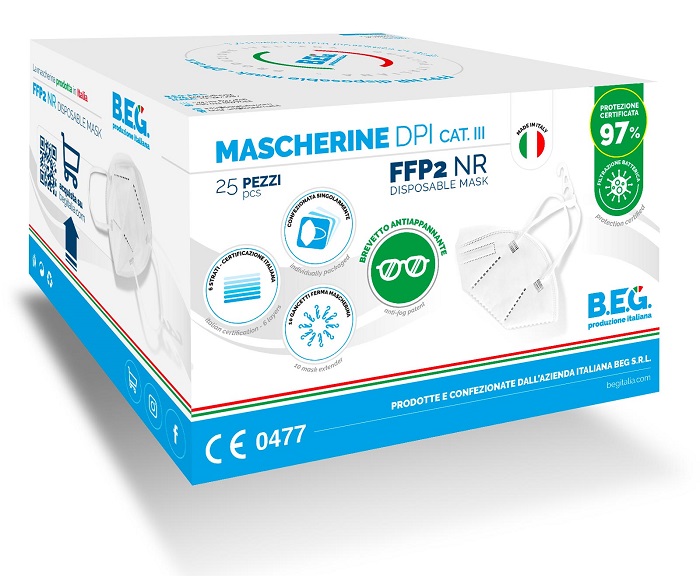 MASCHERINA FFP2 NERO 25PZ