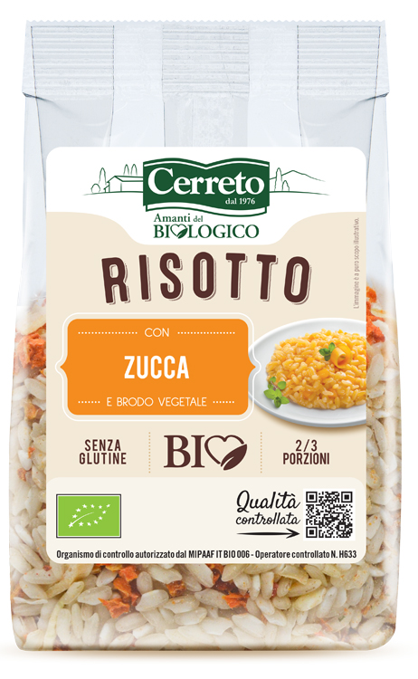 CERRETO BIO RISOTTO ZUCCA 210G