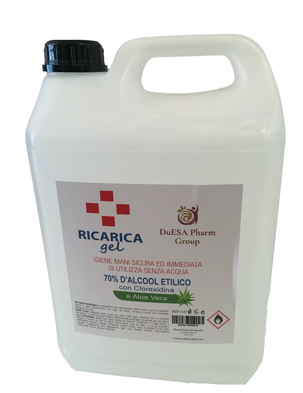 GEL IGIENIZZANTE MANI RICAR 5L