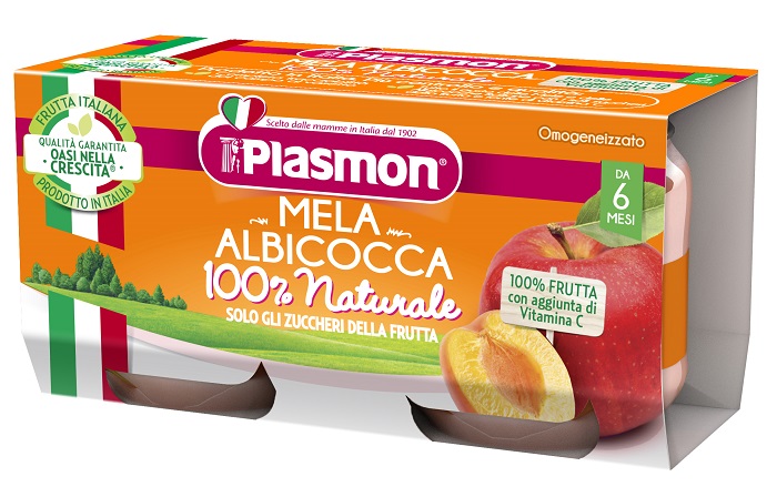 PLASMON OMOG MELA ALB 2X80G