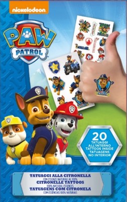 PAW PATROL M TATUAGGI CITRONEL