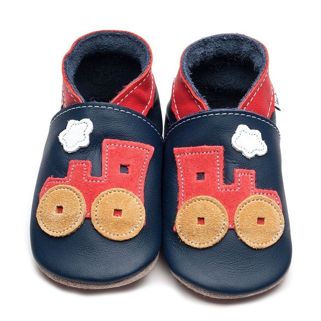 TOOT TRAIN NAVY/RED/TAN S