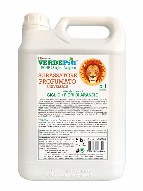 VERDEPIU' SGRASSATORE LEON5KG