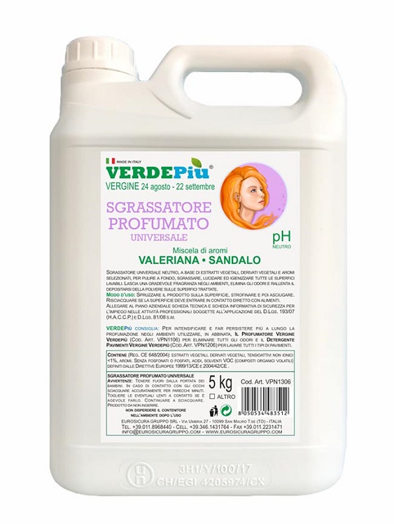 VERDEPIU' SGRASSATORE VERG5KG