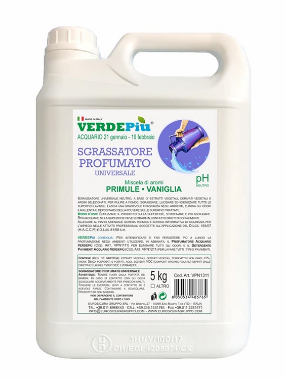 VERDEPIU' SGRASSATORE ACQ 5KG